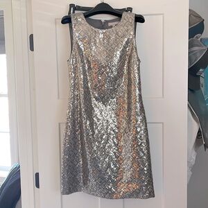 BR Sequin Shift Dress
